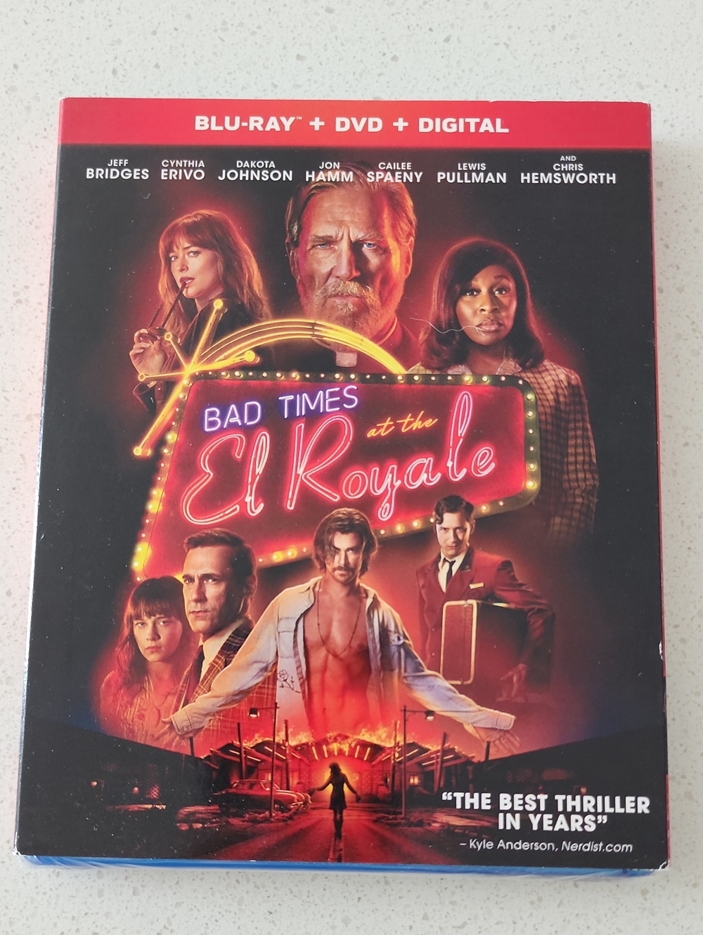 Bad Times at the El Royale - Red/Black Blu-ray + DVD + Digital, Factory Sealed